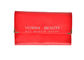 रेड स्नैप क्लोजर 9 स्लॉट्स लेदर मेकअप ब्रश रोल ब्यूटी कॉस्मेटिक्स टूल बैग