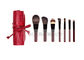 Superior Limited Edition Mini Travel Beauty Professional Brush Set With Faux Brush Roller