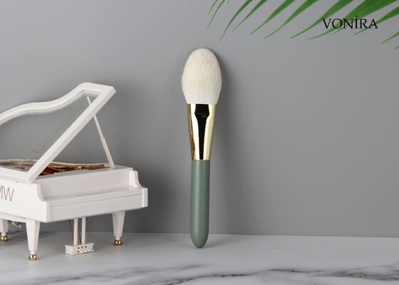 वोनिरा कस्टम थोक बिक्री निजी लेबल सेवा के साथ प्राकृतिक बकरी बाल मेकअप पाउडर ब्रश